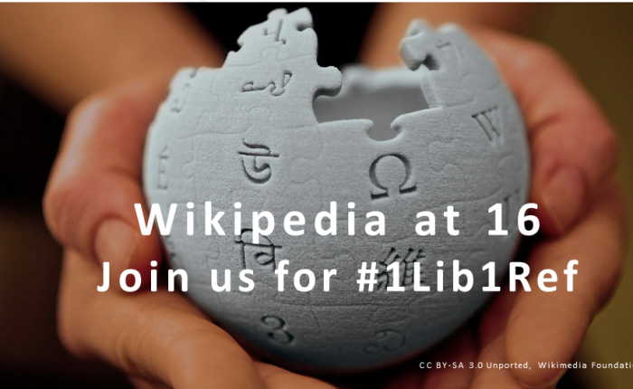 Los 5 pasos básicos para participar en la campaña #1Lib1Ref de Wikipedia